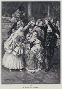 Farandole des Balletts der Oper von Marseille (Gravur) von Eduardo Leon Garrido