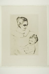 Die Freude einer Mutter von Edvard Munch