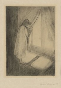 Das Mädchen am Fenster von Edvard Munch