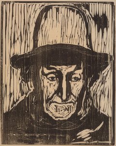 Der alte Fischer von Edvard Munch