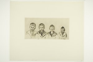 Dr. Lindes vier Söhne von Edvard Munch