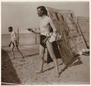 Edvard Munch am Strand in Warnemünde