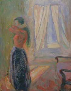 Frau bei der Toilette, 1892