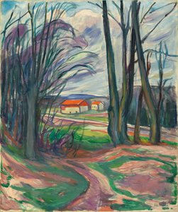 Landschaft in Skøyen, 1920er Jahre