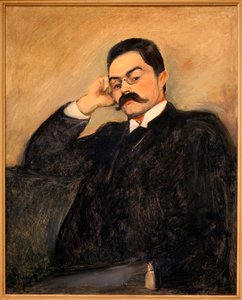 Porträt von Thor Lutken (1863-1913) - Gemälde von Edvard Munch (1863-1944), Öl auf Leinwand von Edvard Munch