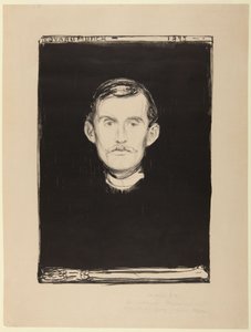 Selbstbildnis von Edvard Munch