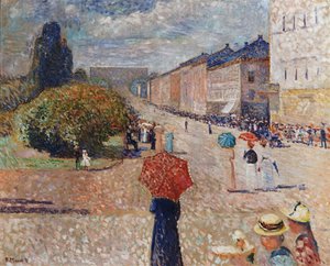 Frühlingstag auf der Karl Johan Straße