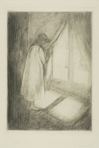 Das Mädchen am Fenster von Edvard Munch