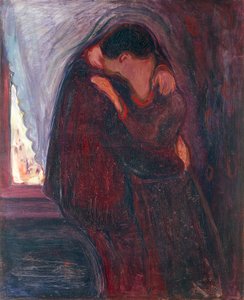 Der Kuss von Edvard Munch