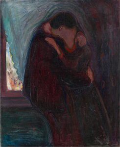 Der Kuss von Edvard Munch