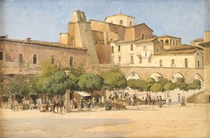 Der Marktplatz in Sulmona