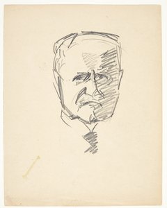 Studie zum Porträt von Dr. med. Carl Lorentzen (1860-1932) von Edvard Weie