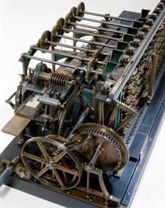 Detail der Scheutz-Differenzmaschine Nr. 3 von Edvard and Scheutz Per Georg  Scheutz