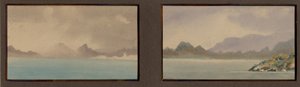 Aquarelle aus dem Norwegen-Notizbuch, 1898-99 von Edward Adrian Wilson