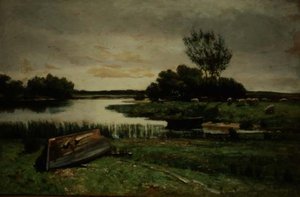 See mit Ruderbooten von Edward Arthur Walton