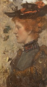 Porträt von Miss Elizabeth D. Reid von Edward Arthur Walton