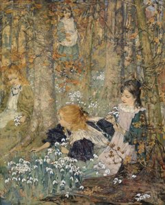 Das Kommen des Frühlings von Edward Atkinson Hornel