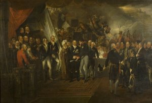 Die Einschiffung von Louis XVIII in Dover