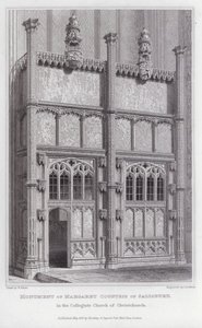 Denkmal von Margaret, Gräfin von Salisbury, in der Kollegiatkirche von Christchurch
