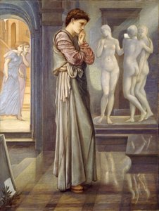 Pygmalion und das Bild - Das Herz begehrt von Edward Burne Jones