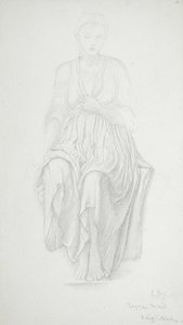 Sitzende Frau von Edward Burne-Jones