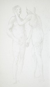 Zwei weibliche Akte von Edward Burne-Jones