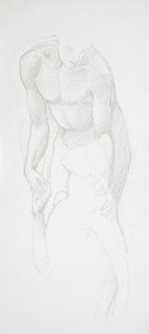 Zwei männliche Akte von Edward Burne-Jones