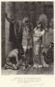 Antonius und Cleopatra, Antonius und Cleopatra, Akt III, Szene IX von Edward Burne Jones