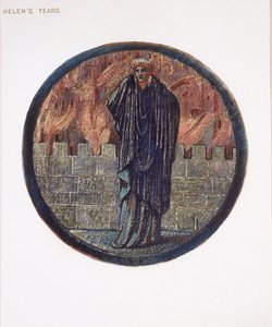 Das Blumenbuch: XXV. Helens Tränen, 1905 von Edward Burne Jones