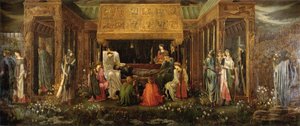 Der letzte Schlaf von Arthur in Avalon von Edward Burne Jones