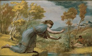 Psyche am Bach, Mitte 19. Jahrhundert