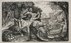 Das Apfelfest: Eine Vision von Freude und Dankbarkeit, 1829 von Edward Calvert