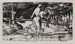 Die Flut, 1829 von Edward Calvert