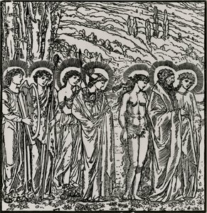 Eintritt unter die Götter von Edward Coley (after) Burne Jones