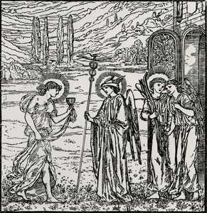 Eintritt unter die Götter von Edward Coley (after) Burne Jones