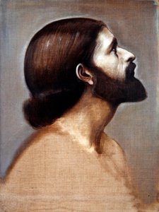 Porträtkopf von König Cophetua, ca. 1883-84 von Edward Coley Burne Jones