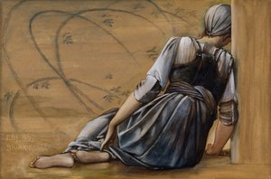 Studie für die Briar-Rose-Serie, Der Gartenhof