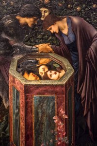 Der unheilvolle Kopf von Edward Coley Burne-Jones