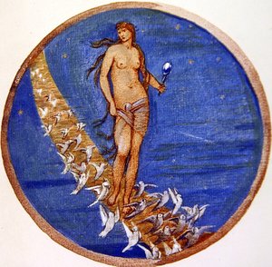 Das Blumenbuch: V. Rose des Himmels von Edward Coley Burne Jones