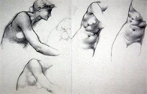 Der Baum der Vergebung - Studie für die Figur von Phyllis, ca. 1882