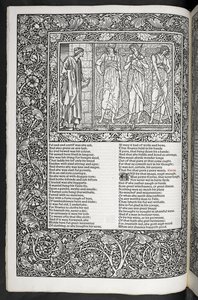 Die Werke von Geoffrey Chaucer, neu gedruckt mit Bildern von Sir Edward Burne-Jones