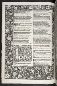 Die Werke von Geoffrey Chaucer, neu gedruckt mit Bildern von Sir Edward Burne-Jones