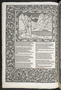 Die Werke von Geoffrey Chaucer, neu gedruckt mit Bildern von Sir Edward Burne-Jones