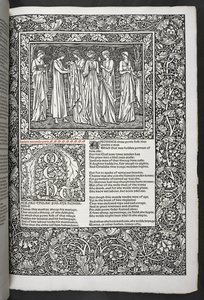 Die Werke von Geoffrey Chaucer, neu gedruckt mit Bildern von Sir Edward Burne-Jones
