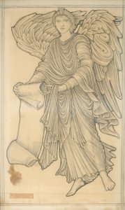 Engel mit Schriftrolle - Figur Nummer zehn, 1880