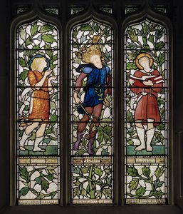 Knotty Ash, St. Johannes der Evangelist, Samuel, Absalom & Timotheus, 1872 von Edward Burne Jones