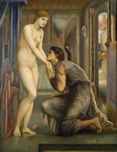 Pygmalion und das Bild - Die Seele erreicht, 1878 von Edward Burne Jones