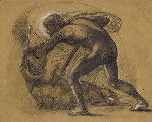 St. Georg und der Drache von Edward Burne Jones