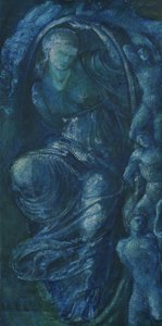 Studie für das Rad des Schicksals von Edward Burne Jones