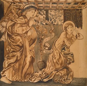 Die Verkündigung von Edward Burne Jones